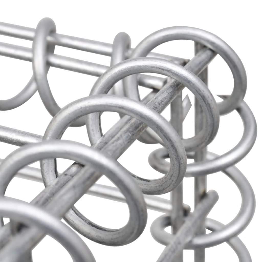 SKM H-Shaped Gabion Planter - Heavy Duty Steel Wire Mesh (223.6