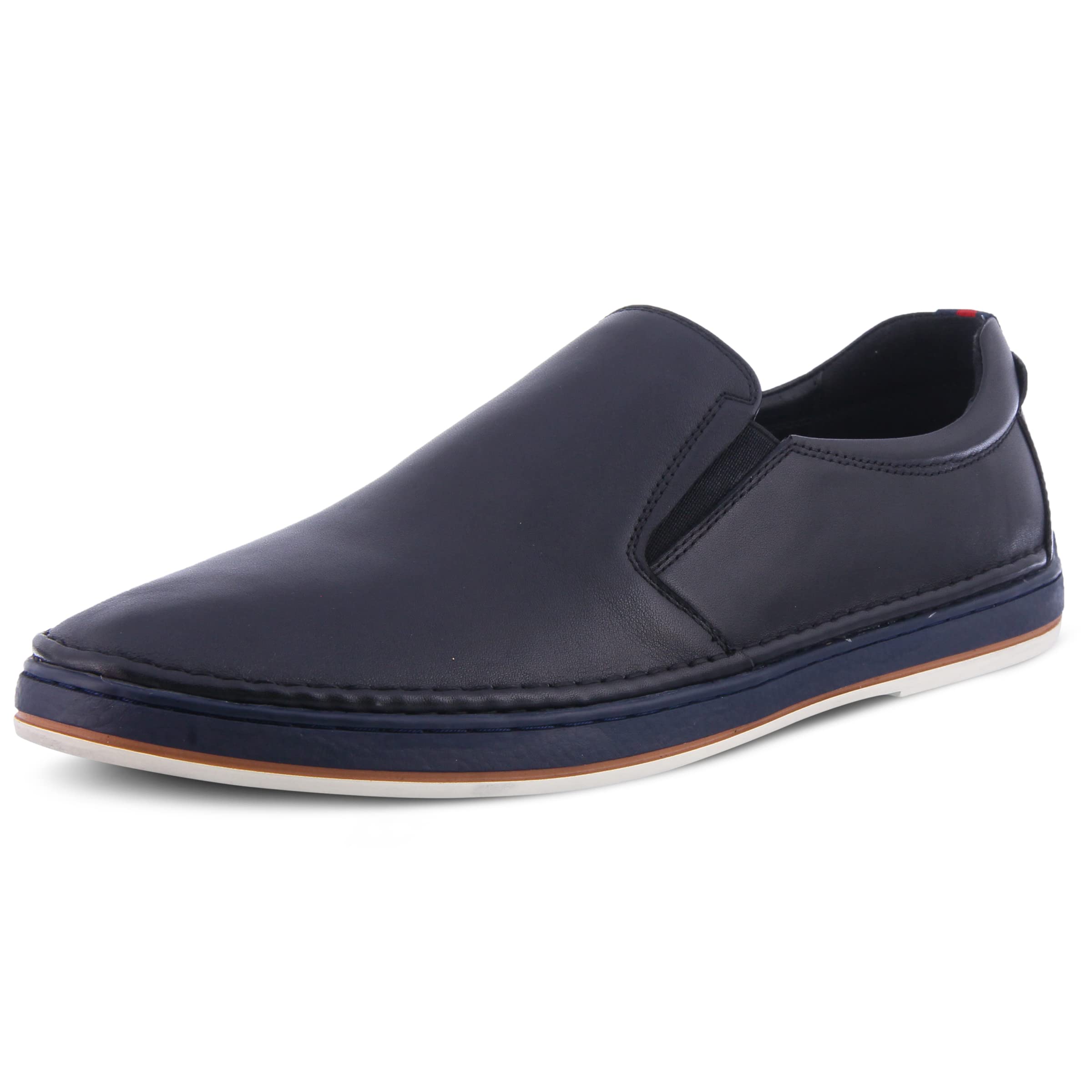 Spring Step Men's Lugano Slip-On Comfortable Loafers - Casual Breathable Walking Shoes for Men - Perfect for Office, Travel & Everyday Wear