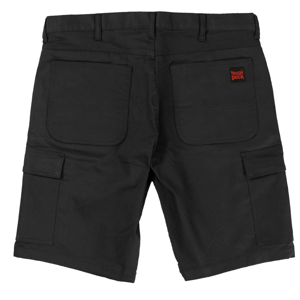 Tough Duck Flex Twill Cargo Shorts 6310 - Durable Work Shorts for Men | Perfect for Construction, Landscaping & Outdoor Activities