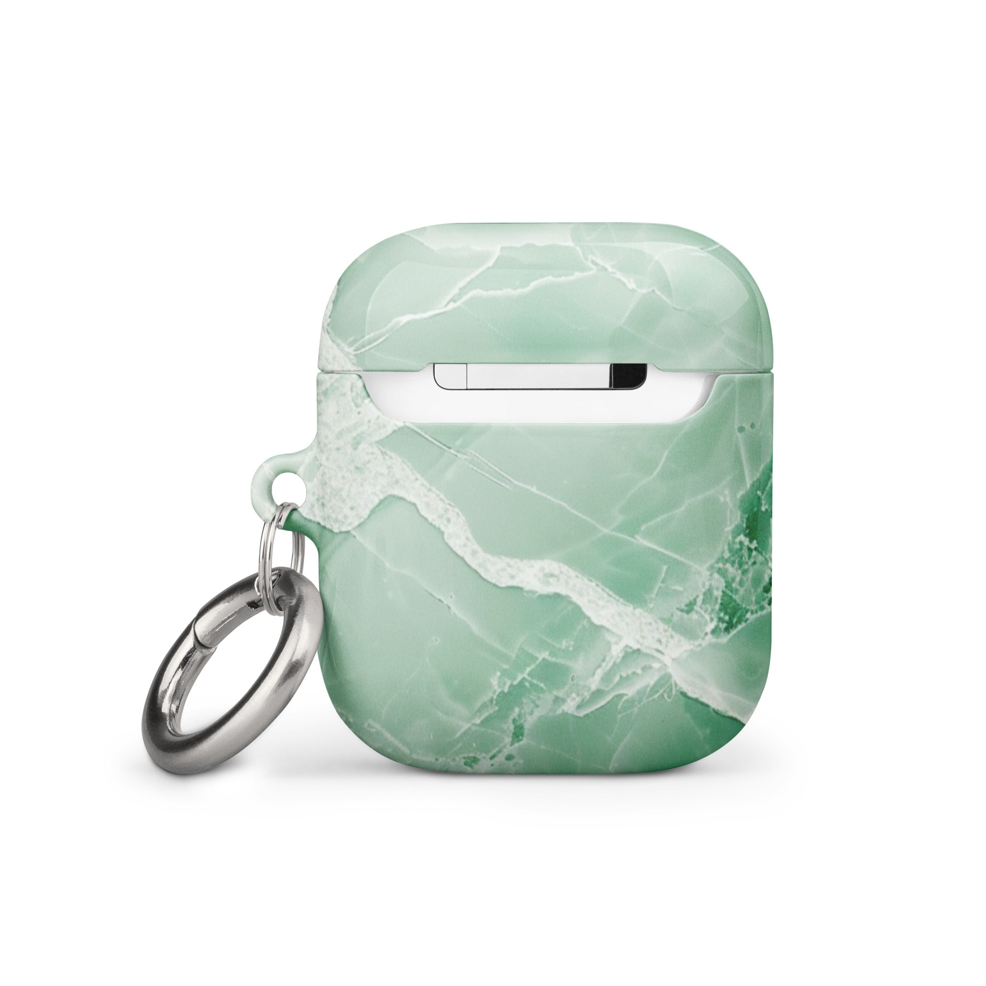 Premium Jade Marble AirPods Case - Elegant & Durable Protective Cover for AirPods 1/2/3/Pro - Stylish Accessory for Work, Travel & Everyday Use