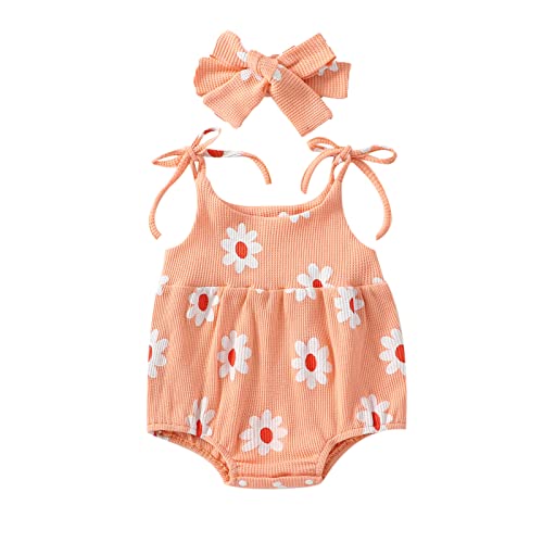 Waffle Knit Orange Pink