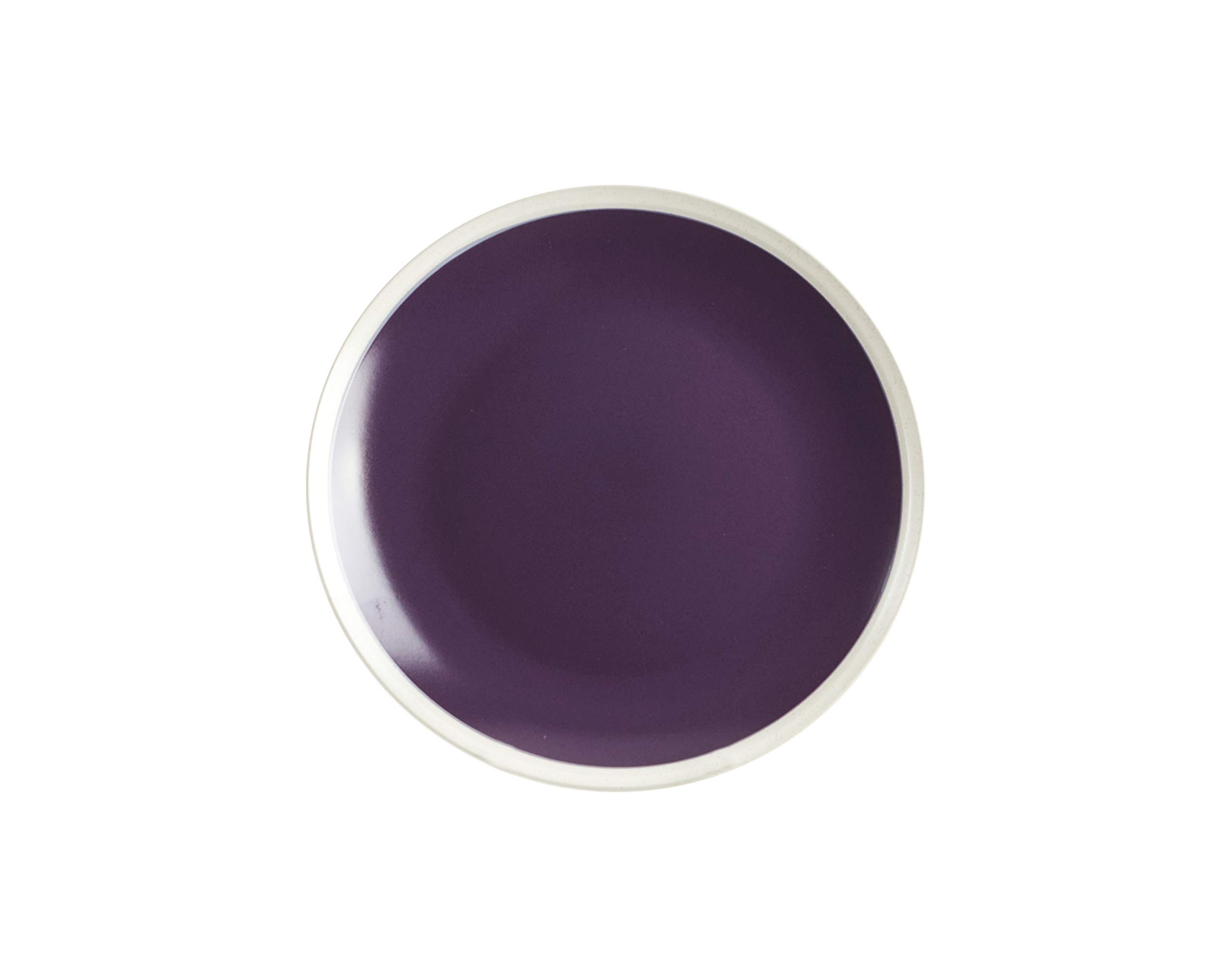 Speckled Stoneware Dinnerware Set 18-Piece - Violet & Ivory for Farmhouse & Rustic Dining | Durable Stoneware Plates, Bowls, Mugs | Perfect for Everyday Use & Entertaining