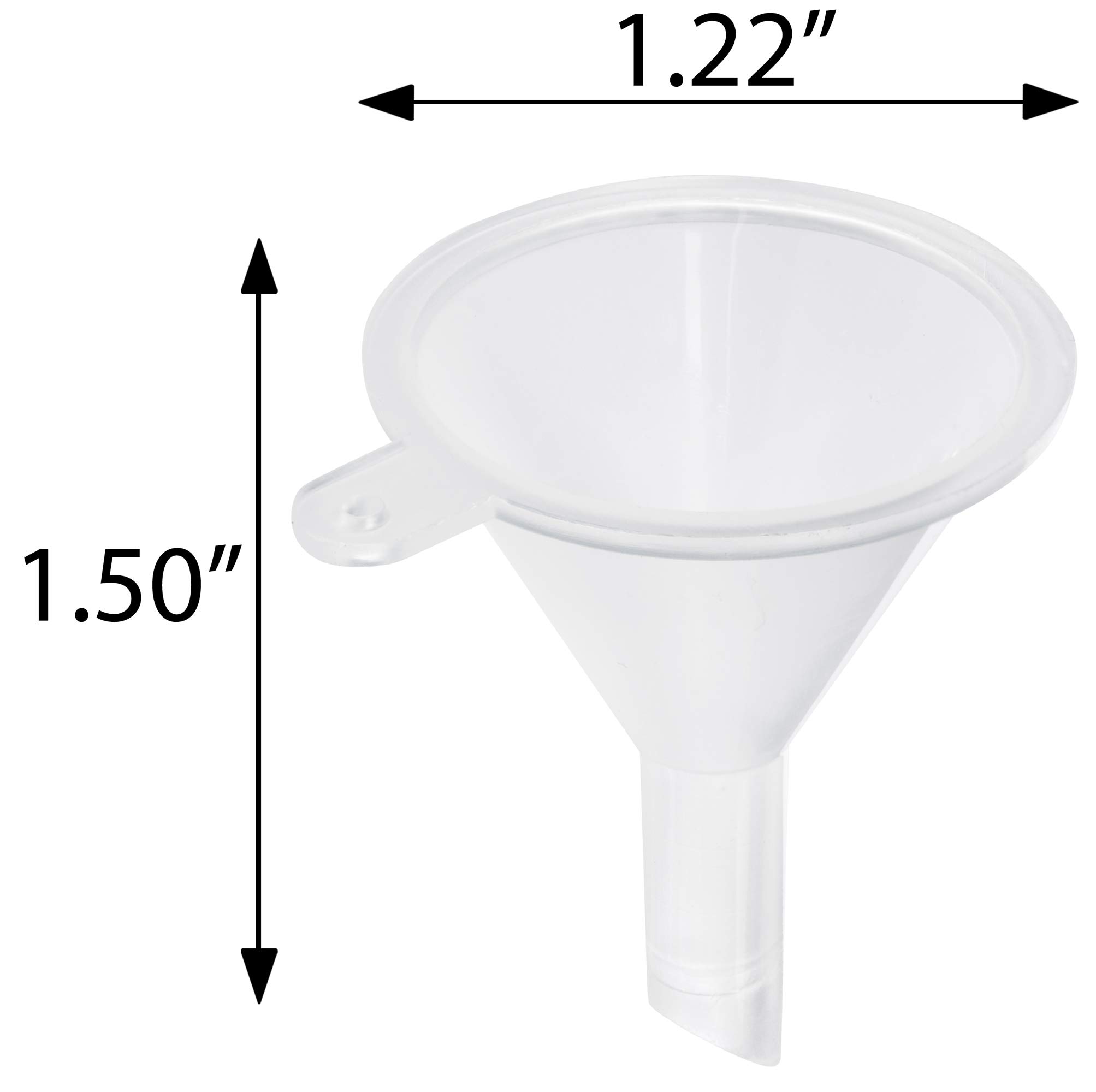 JUVITUS 4 oz Frosted Clear Glass Boston Round Bottle with Black Lotion Pump (6 Pack) + Funnel - Essential Oil, Lotion & Cosmetic Storage Containers for Home, Salon & DIY Projects