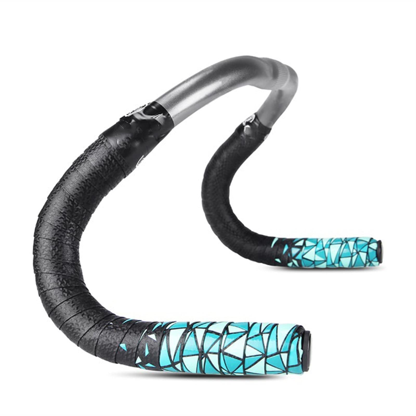 Premium Anti-Slip Bicycle Handlebar Tape - Soft Silicone Grip for MTB & Road Bikes, Comfortable Handlebar Wrap for Men & Women (Black Green) - Ideal for Cycling, Commuting and Long-Distance Riding