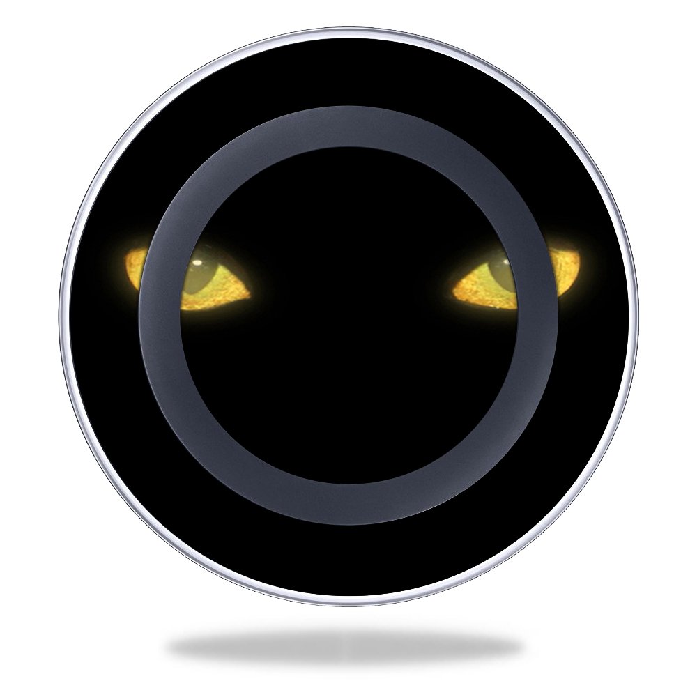 MightySkins Decorative Skin Wrap for Samsung Wireless Charging Pad - Cat Eyes Design | Protective Cover Sticker | Perfect for Home, Office & Travel Use