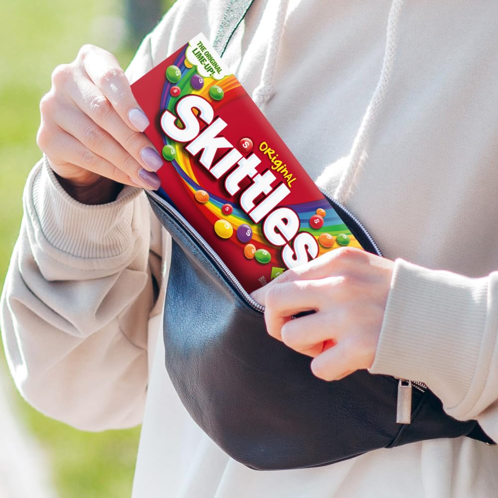Original Skittles Chewy Candy - 3.5 oz Theater Box (Pack of 12) | Fruit Flavored Candy for Movies, Parties & Snacking