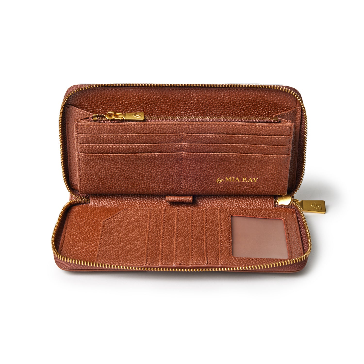 JUMBO PEBBLE WALLET - Premium Brown Leather Wallet for Men & Women | Slim RFID Blocking Bifold Wallet with Multiple Card Slots | Perfect for Travel, Business & Everyday Use