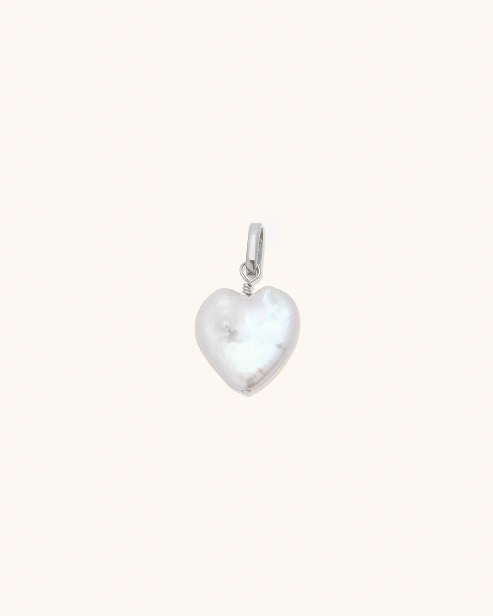 Puffy Heart Pearl Pendant Necklace - Elegant 18K Gold Plated Jewelry for Women | Perfect Gift for Valentine's Day, Anniversary & Special Occasions