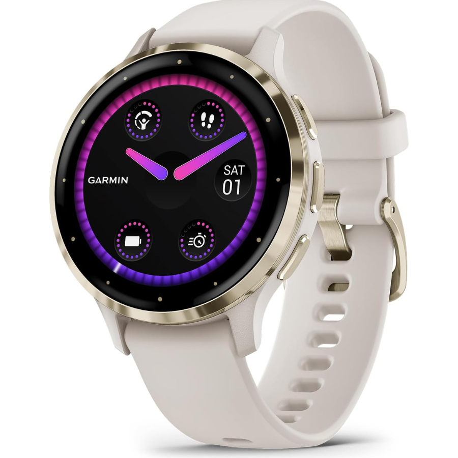 Garmin Venu 3S Smartwatch - Advanced GPS Fitness & Health Tracker with AMOLED Display, Sleep Monitoring & Smart Notifications - Perfect for Running, Swimming & Daily Activity Tracking