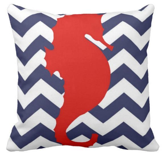 Chevron Seahorse Collection - Stylish Home Decor & Unique Gifts for Beach Lovers | Perfect for Coastal Living Rooms, Bathrooms & Vacation Homes