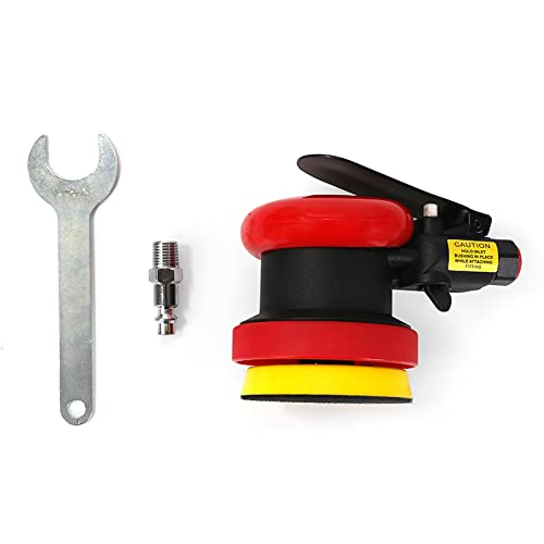 3 Inch Mini Air Sander & 6 Inch Pneumatic Sander Kit - Compact Power Tools for Woodworking, Metal Polishing & Auto Body Sanding