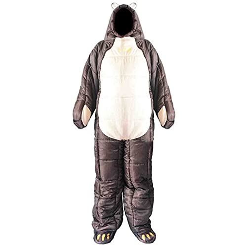 0 Degree Wearable Sleeping Bag with Arms & Legs for Adults - Lightweight Compact Cold Weather Sleeping Bag for Backpacking, Hiking, Hunting, Fishing - Perfect for Winter Camping & Outdoor Adventures