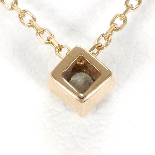 4℃ K10 Yellow Gold Diamond Necklace for Women - Elegant 14K Gold Pendant Necklace Jewelry Gift for Anniversary, Valentine's Day & Special Occasions