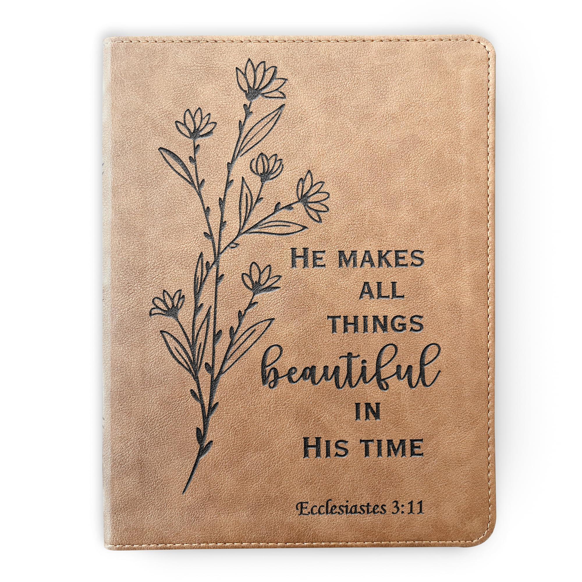 Personalized KJV Bible with Wide Margins - Custom Engraved King James Version Bible for Women & Men - Perfect Christian Gift for Baptism, Confirmation & Bible Study