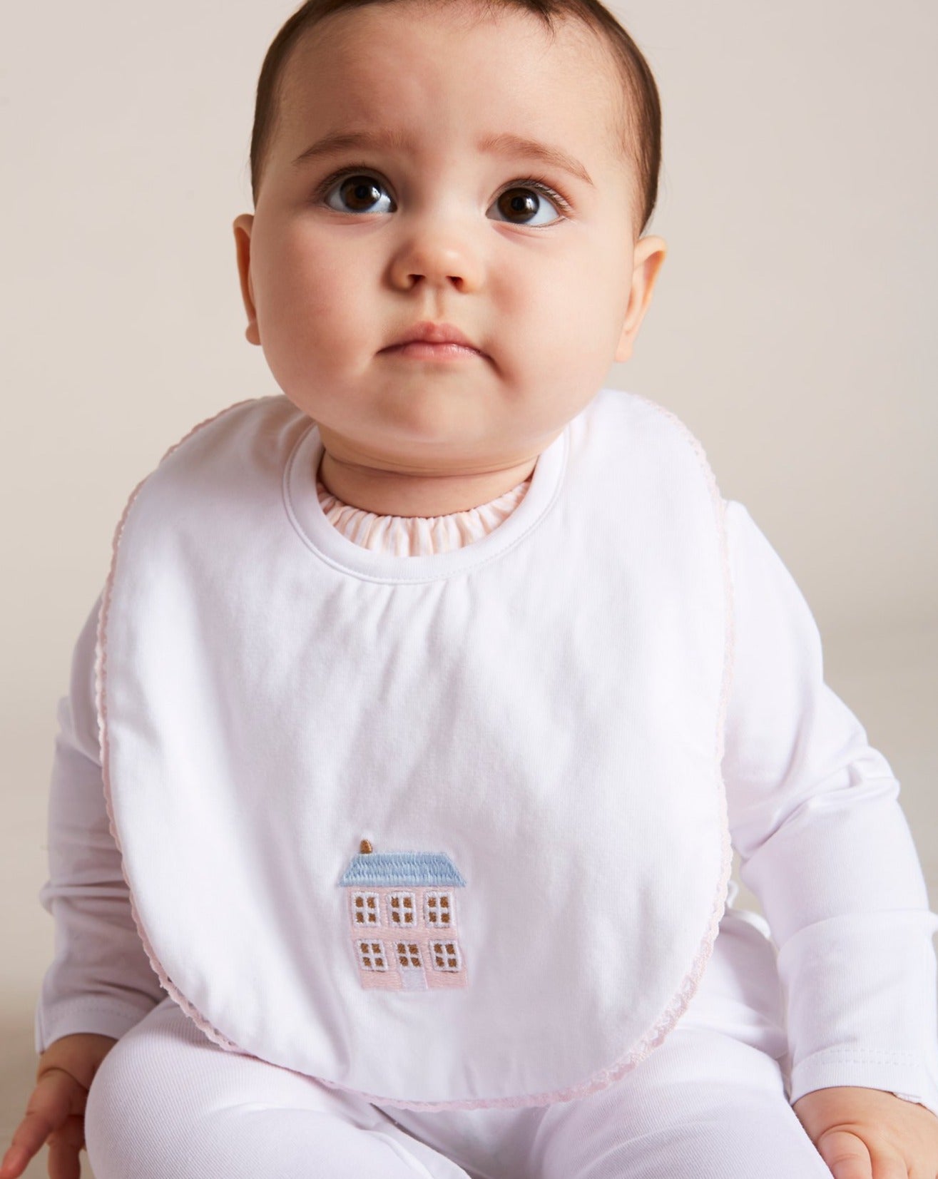 Embroidered Cotton Baby Bibs for Feeding - Soft, Absorbent & Adjustable for Infants & Toddlers - Perfect for Mealtime, Daycare & Travel