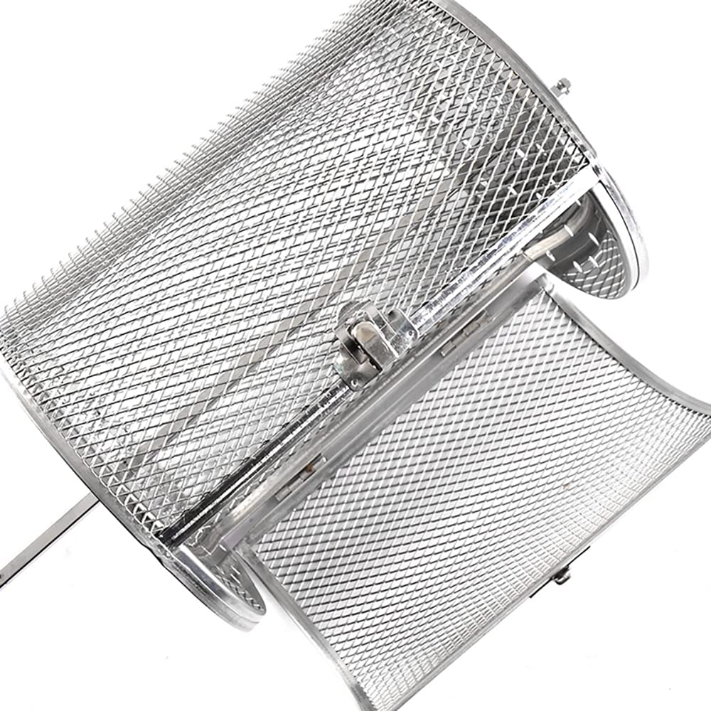 Premium Electric Coffee Roaster Machine - Stainless Steel Bean Roaster for Coffee, Nuts, Grains & Popcorn with Adjustable Rotation Speed - Perfect for Home Baristas & Coffee Enthusiasts
