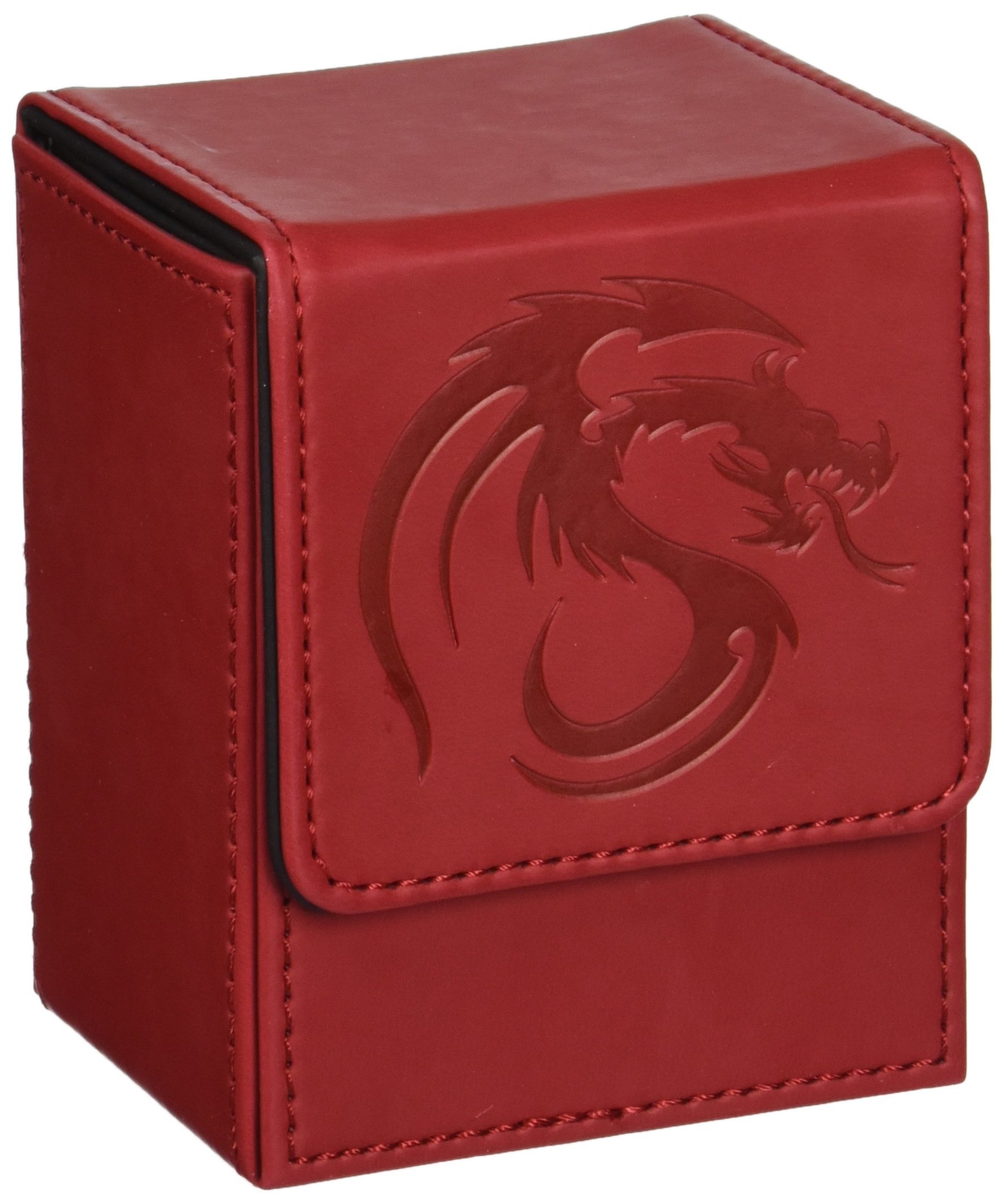 BCW Supplies LX Deck Case for Trading Card Games - Protective Storage Box for MTG, Pokemon, Yu-Gi-Oh Cards - Durable Red Cardboard Deck Holder (Perfect for Collectors, Tournaments & Card Organization)