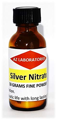 Premium 99.99% Pure Silver Nitrate Crystals & Powder - 50g Lab-Grade Chemical | Made in USA | Fast Same-Day Shipping | for Photography, Medical & Chemical Experiments