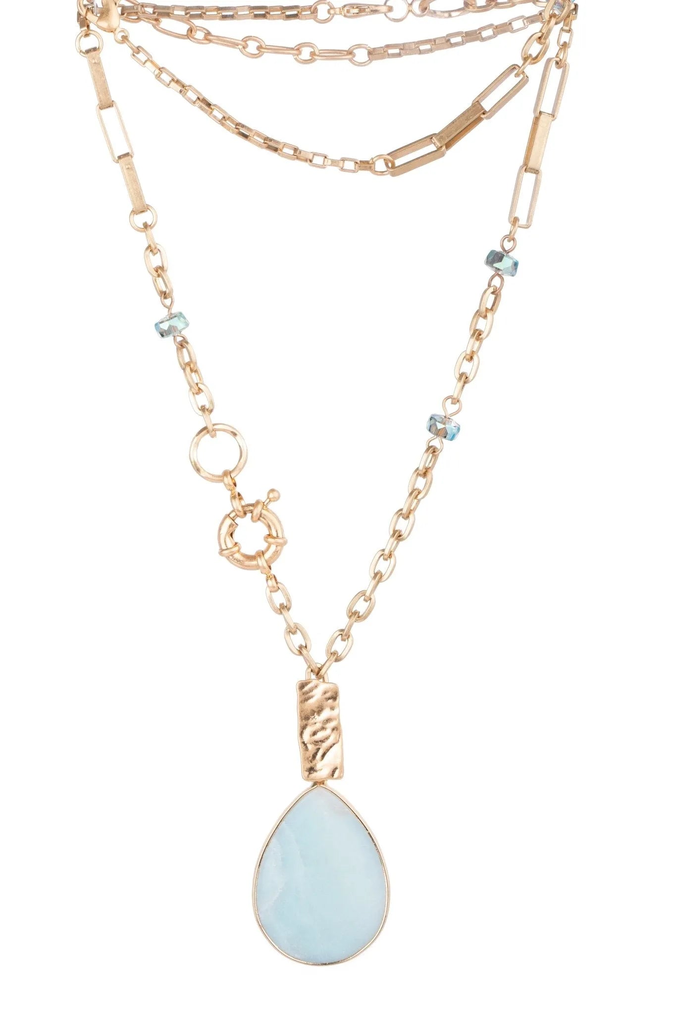Elegant Long Chain Pendant Drop Necklace for Women - Dainty Layering Jewelry - Perfect for Date Night, Office Wear & Special Occasions