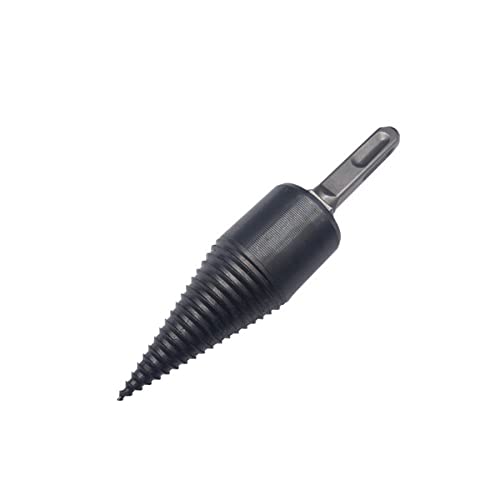 140X32MM Firewood Splitter Drill Bit - Wood Cone Reamer Punch Driver for Log Splitting & Drilling - Perfect for Firewood Processing, DIY Woodworking, and Outdoor Camping