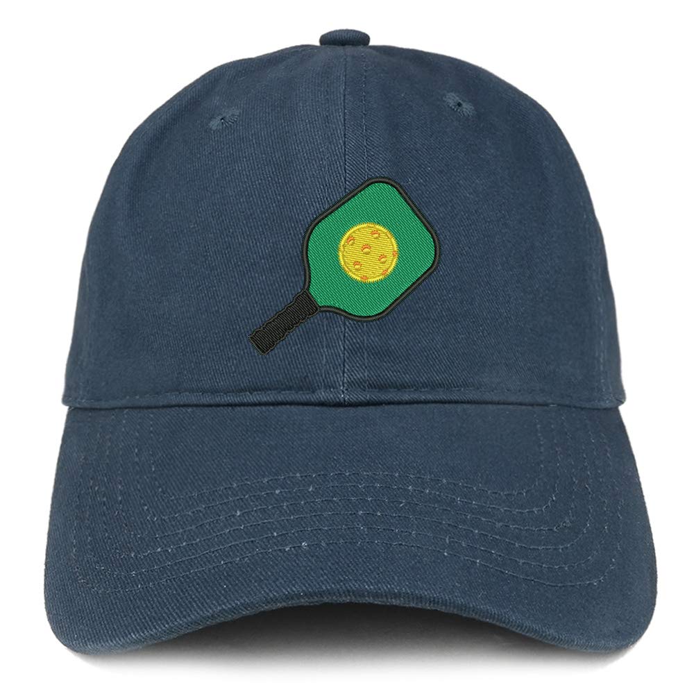 Trendy Pickleball Embroidered Cotton Dad Hat - Stylish Unisex Baseball Cap for Men & Women - Perfect for Pickleball, Tennis, Golf, and Casual Outfits