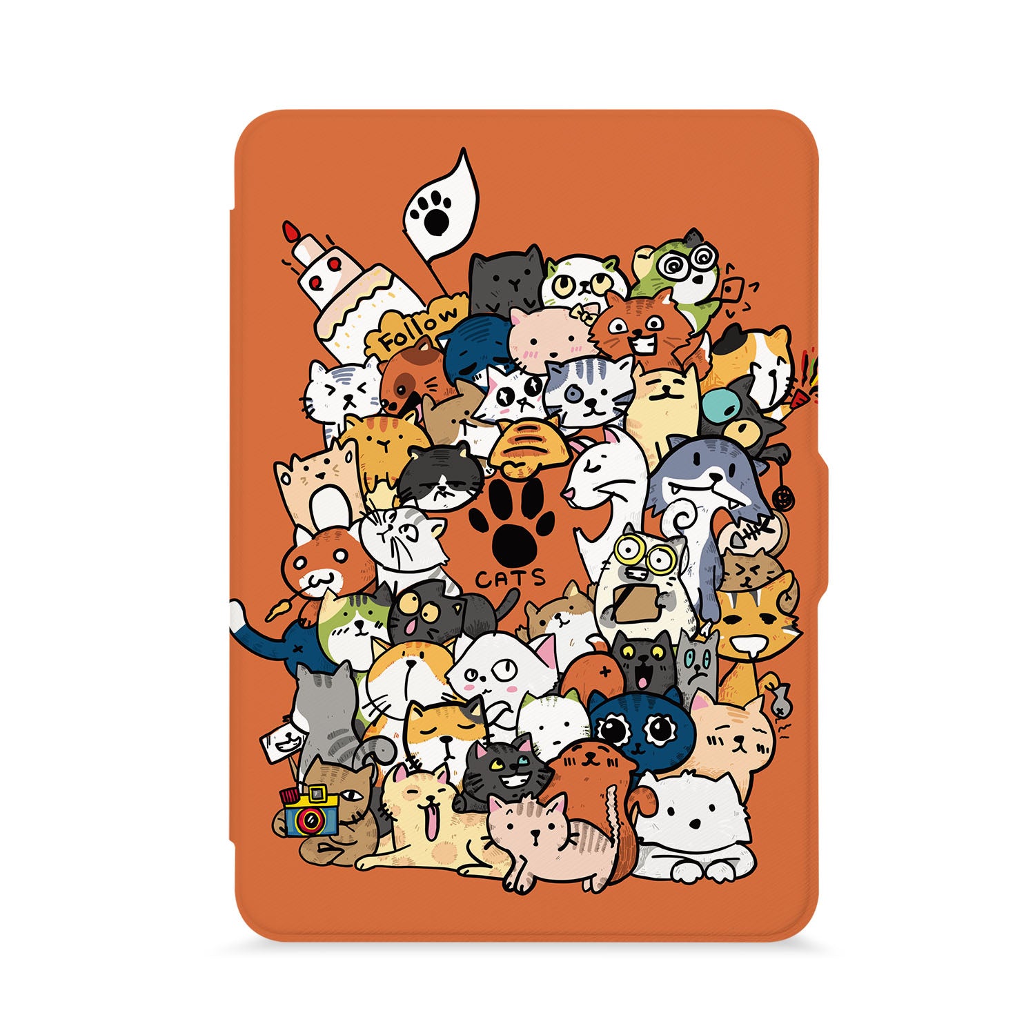 Premium Kindle Case with Adorable Cat Design - Waterproof & Lightweight Cover for Kindle Paperwhite/Oasis - Perfect for Reading at Home, Travel, or Gifting