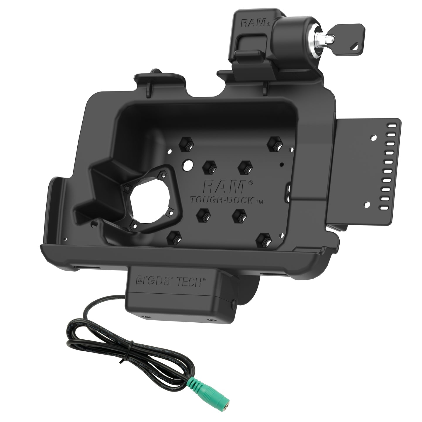 RAM® Tough Dock™ Locking Stand for Zebra ET4x 8 Tablet - Secure Mounting Solution (RAM HOL ZE20PKLU) - Perfect for Warehouse, Retail & Industrial Tablet Use