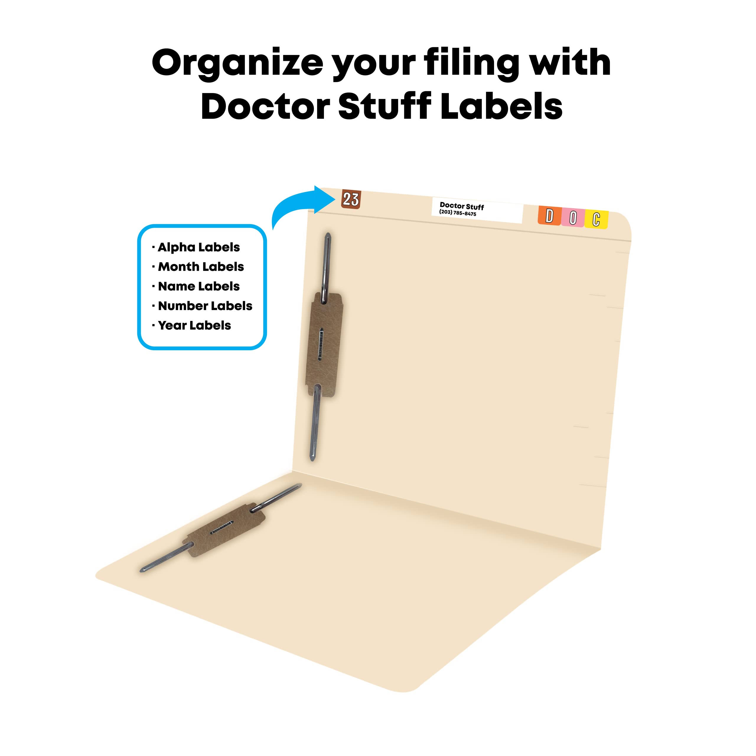 Premium Top Tab Manila File Folders - 2