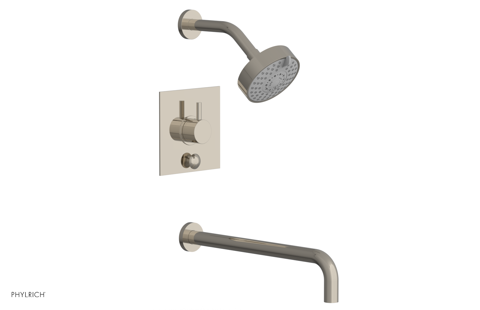 BASIC II 14 Pressure Balance Tub and Shower Faucet Set 230S 29 14 - Perfect for Modern Bathroom Renovations & Spa-Like Shower Experience