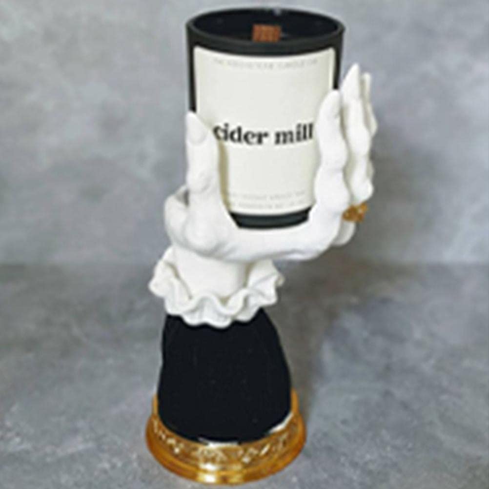 Gothic Witch Hand Candlestick Holders - Halloween Resin Candle Holder for Wall Hanging, Gothic Decor & Spooky Party Supplies - Perfect for Halloween, Witch-Themed Parties, and Gothic Home Decor