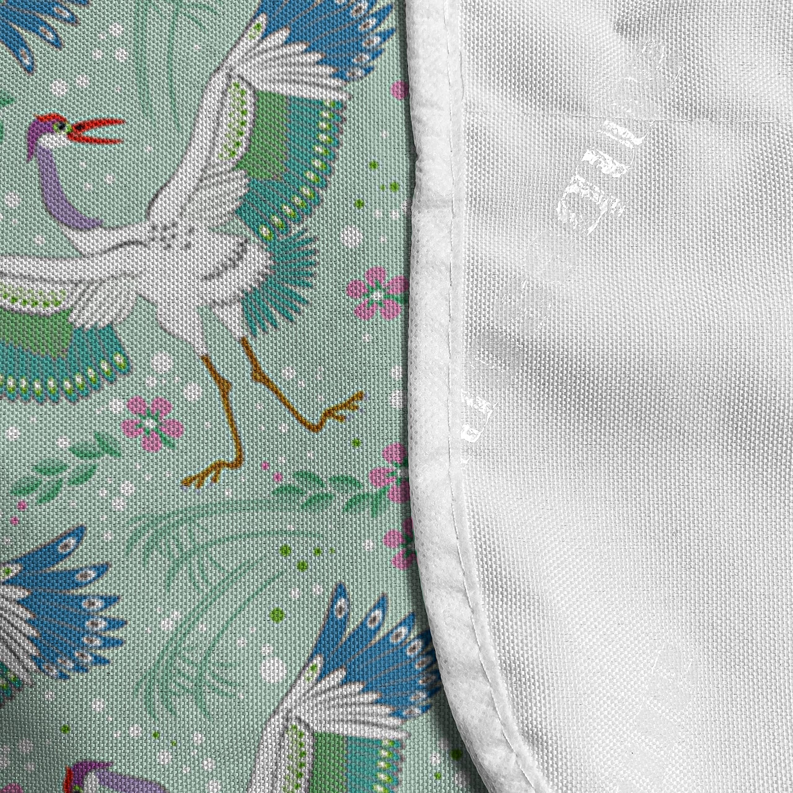 Ambesonne Pelican Bird Microwave Cover - Water Resistant Kitchen Organizer with Pockets, 36