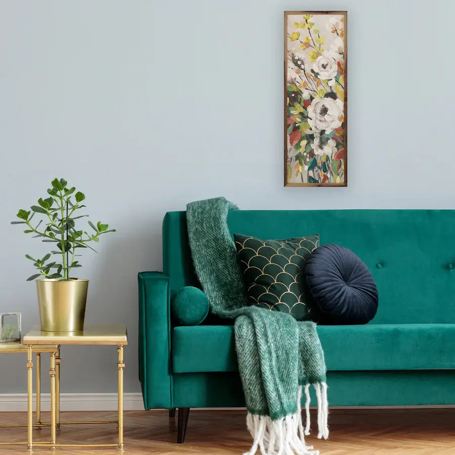 Ambience By Carol Robinson Wood Framed Wall Art Print - Elegant Home Decor for Living Room, Bedroom & Office