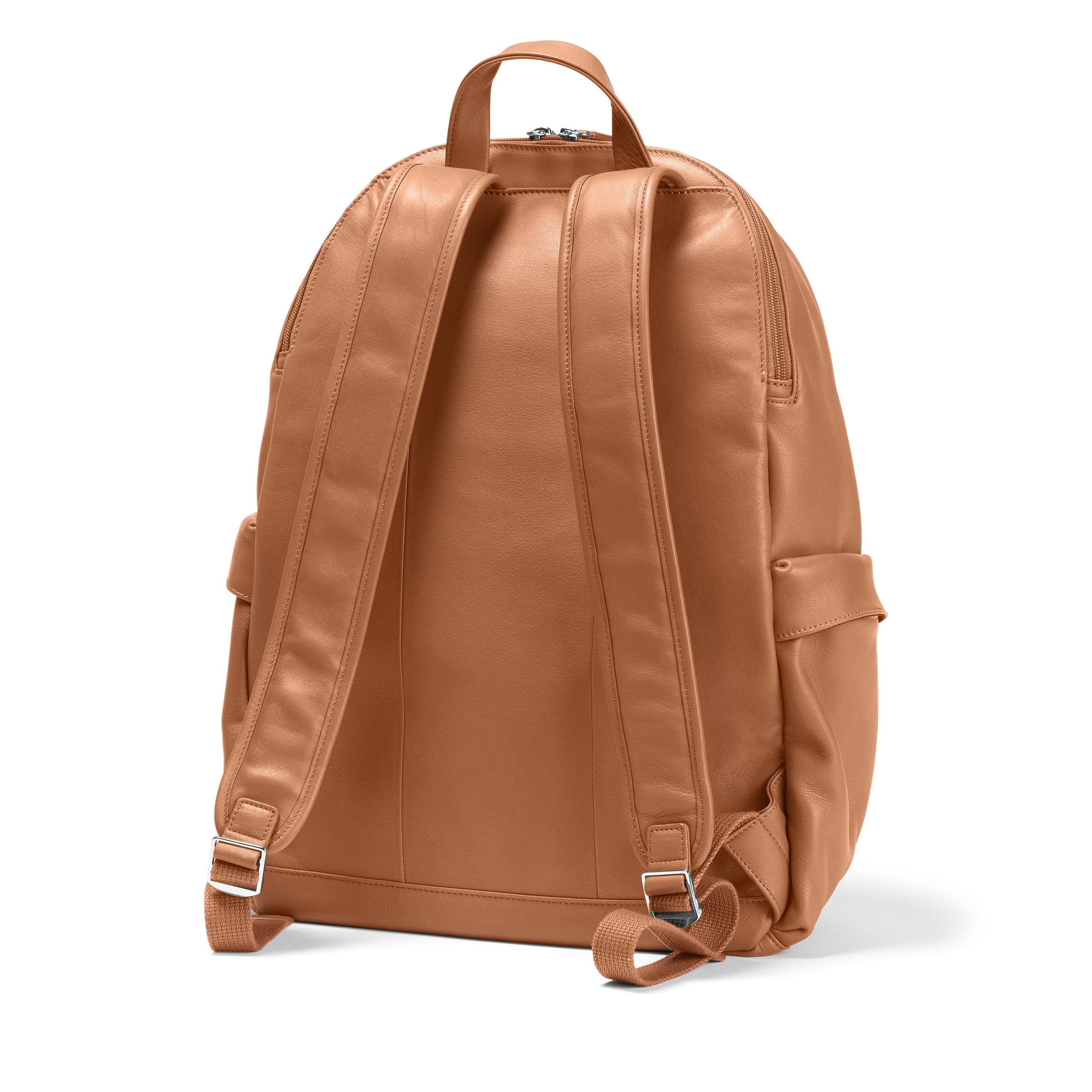 Premium Parker Backpack in Cognac Brown - Stylish & Durable Laptop Backpack for Work, School & Travel - Perfect for Professionals & Students