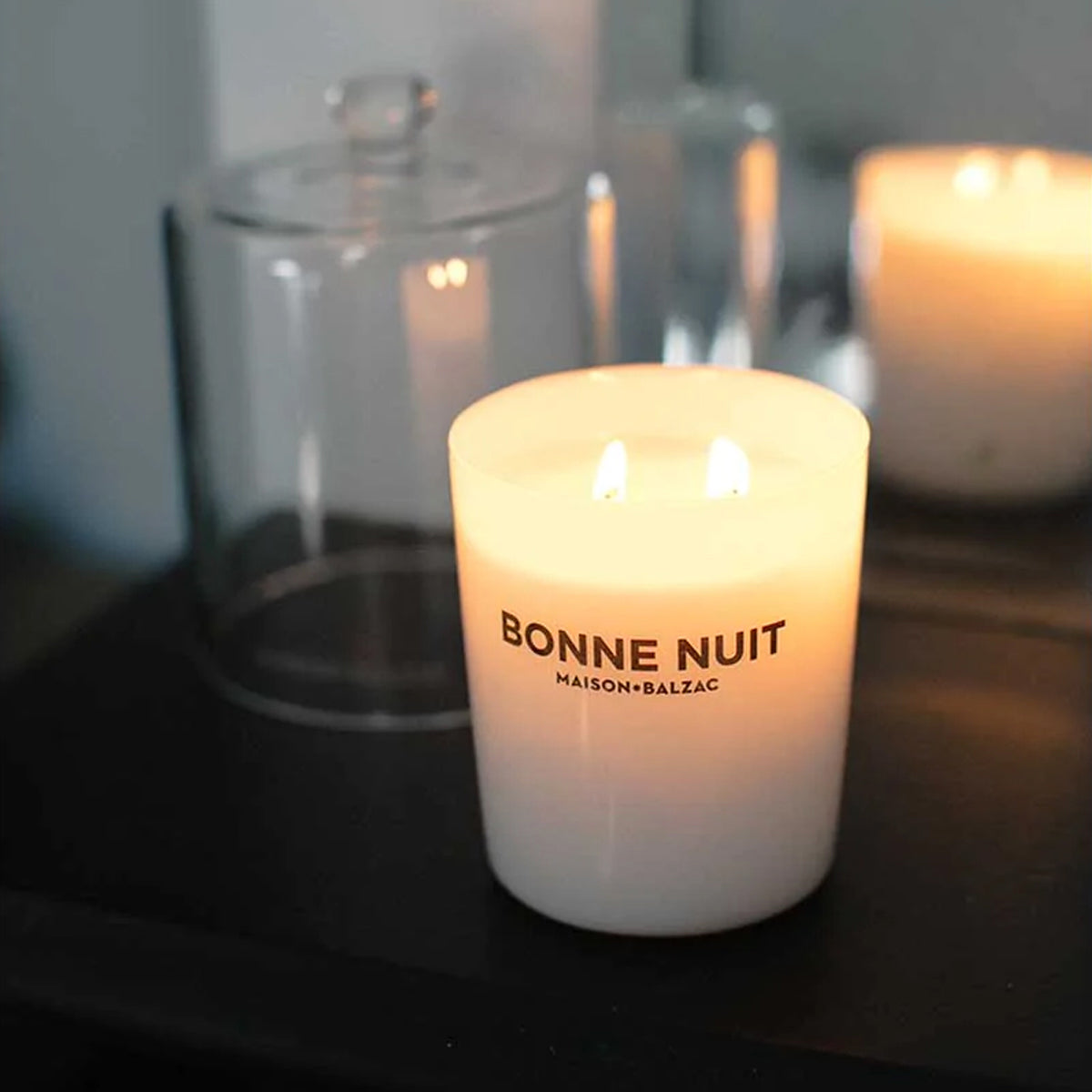 Bonne Nuit Lavender Scented Candle for Relaxation & Sleep - Aromatherapy Home Decor for Bedroom, Bathroom & Meditation Spaces
