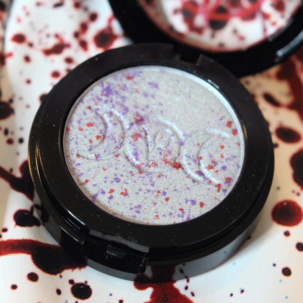 Blood Moon Highlighter - Glow in the Dark Makeup for Night Out & Festival - Perfect for Halloween, Raves, and Cosplay
