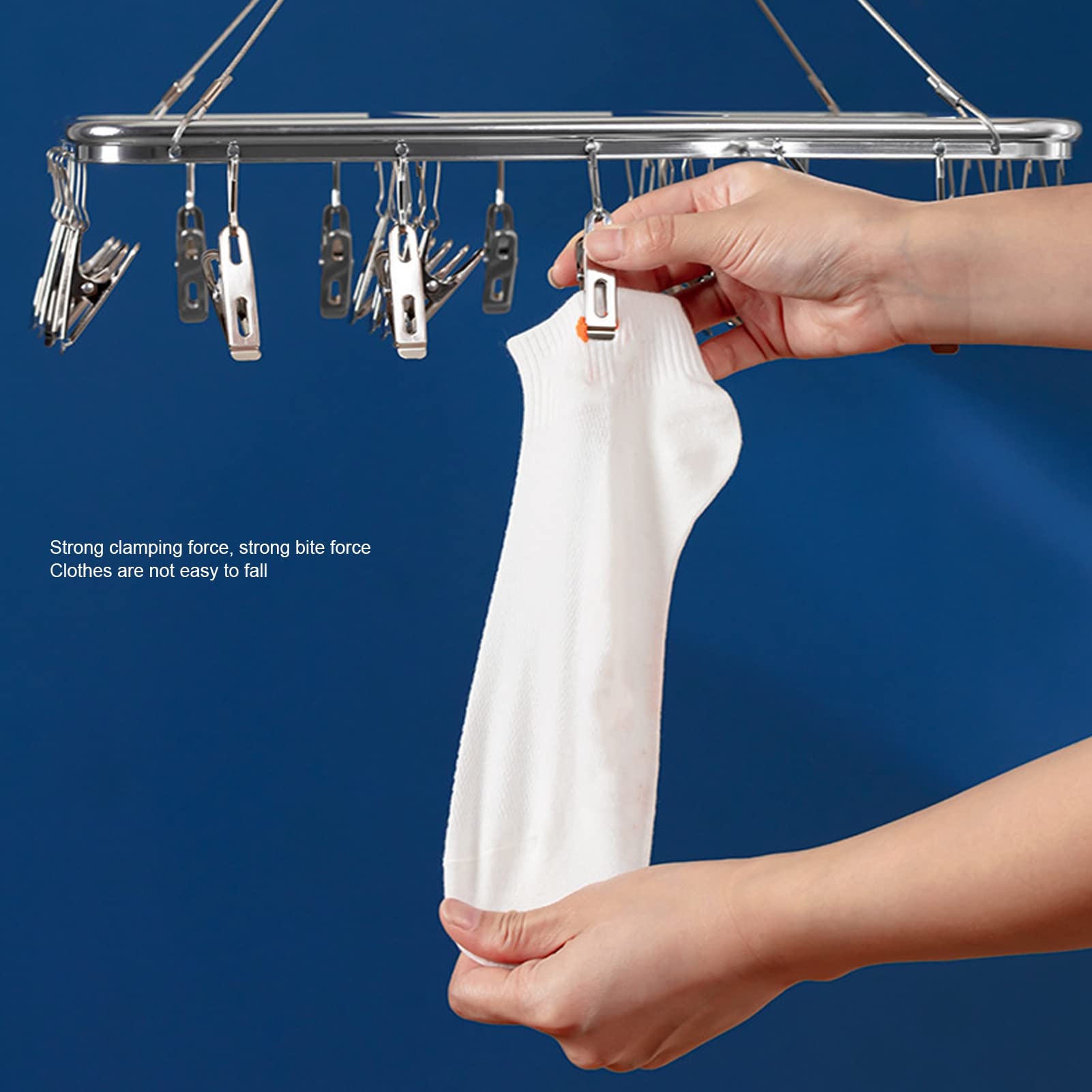 Yosoo Multi-Purpose Aluminum Alloy Clothes Hanger & Drying Rack for Balcony, Bedroom, Outdoor - Perfect for Laundry, Closet Organization & Travel Storage
