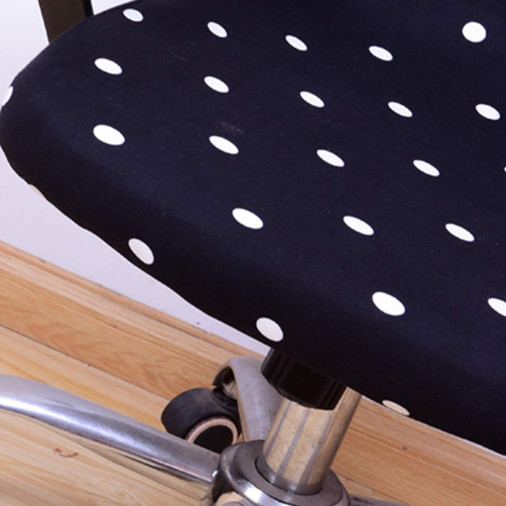 BESPORTBLE Stretchable Office Chair Cover - Dot Pattern Computer Desk Chair Slipcover, Washable & Removable Seat Cushion Protector for Swivel & Lift Chairs | Home Office & Gaming Setup Accessory