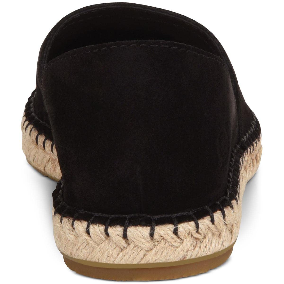 BORN Women's Stitch Suede Slip-On Loafers - Comfortable Casual Shoes for Women, Black Size 6 Medium (B,M) | Perfect for Office, Travel & Everyday Wear