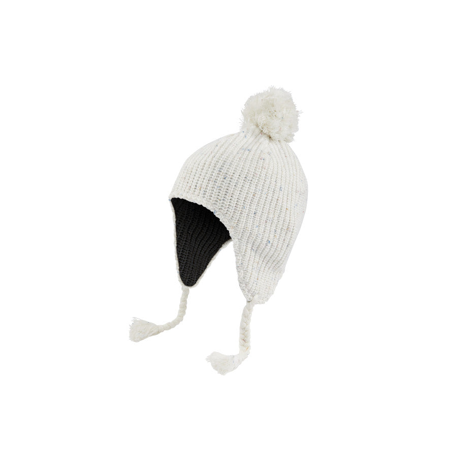 Pom Hat - Soft Winter Beanie for Women & Men | Cozy Creme Knit Cap with Faux Fur Pom | Perfect for Skiing, Snowboarding & Cold Weather Fashion
