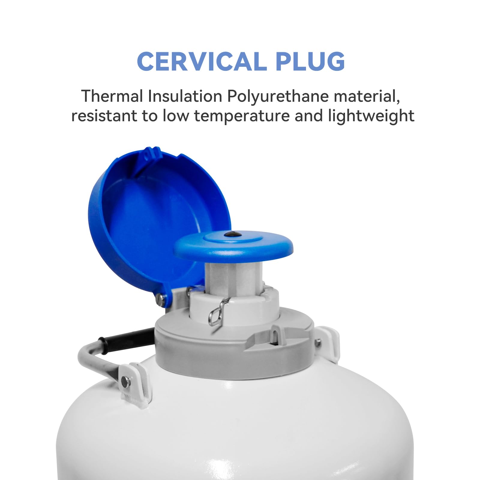 6L Aluminum Alloy Liquid Nitrogen Dewar Tank - Cryogenic Container for Semen Storage, Beauty Industry & Scientific Research | Portable with Straps for Lab, Clinic & Medical Use