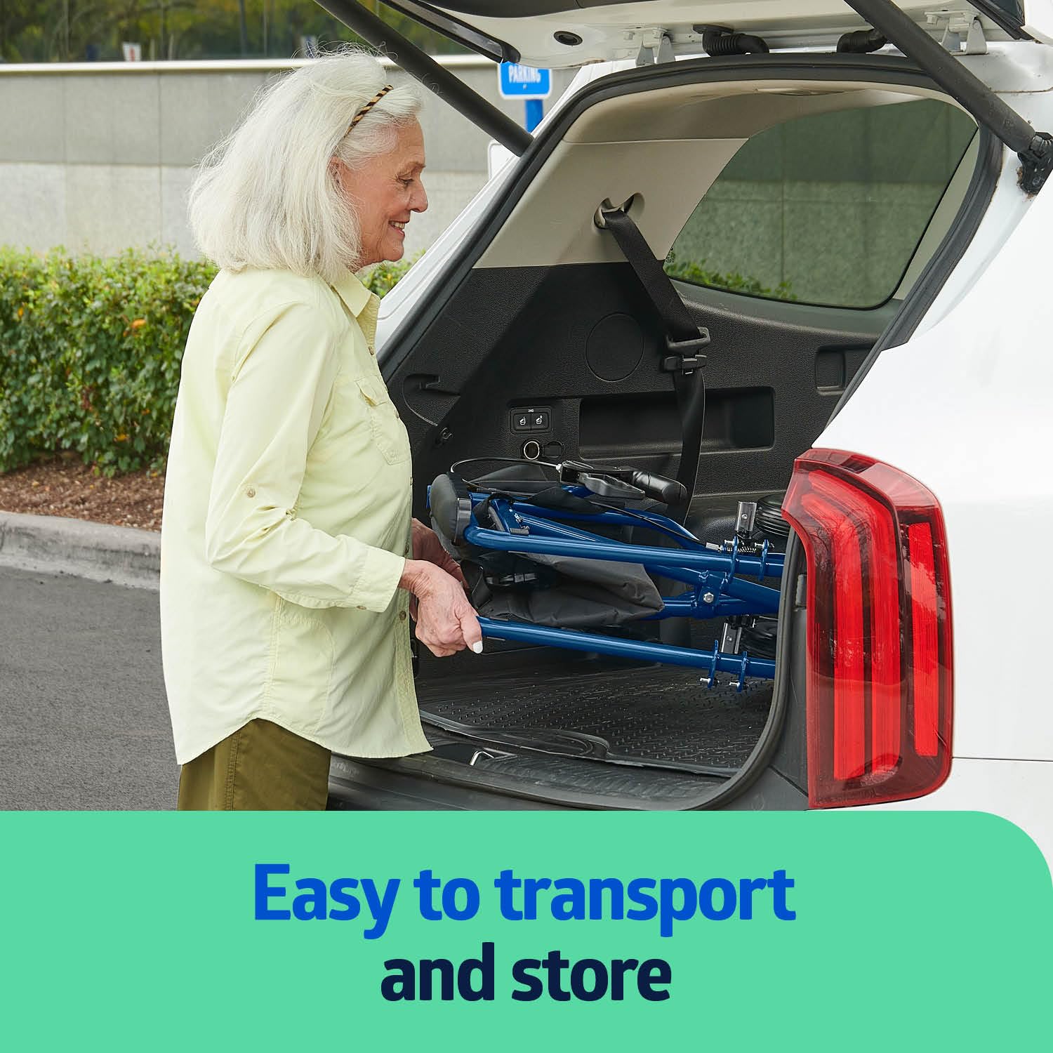 Medline Ultra Lightweight Transport Wheelchair for Adults - Foldable 19