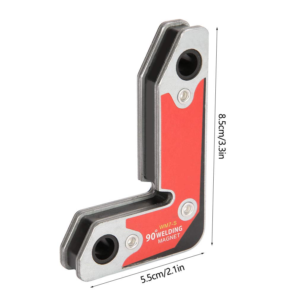 2-Pack Magnetic Welding Clamps - 30/60/90 Degree Adjustable Inside/Outside Angle Holder for Metal Fabrication - Perfect for Welding, DIY Projects & Auto Repair