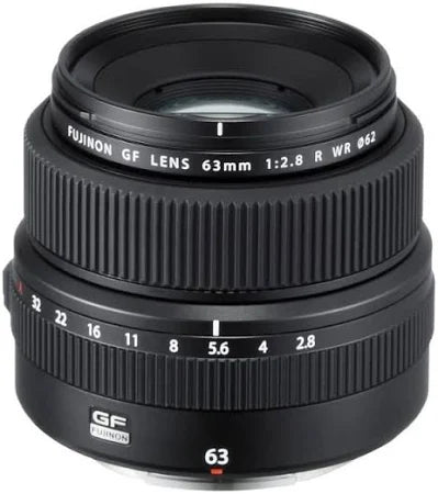 FUJIFILM GF 63mm f/2.8 R WR Lens for GFX Cameras - Weather Resistant Prime Lens for Portrait & Street Photography