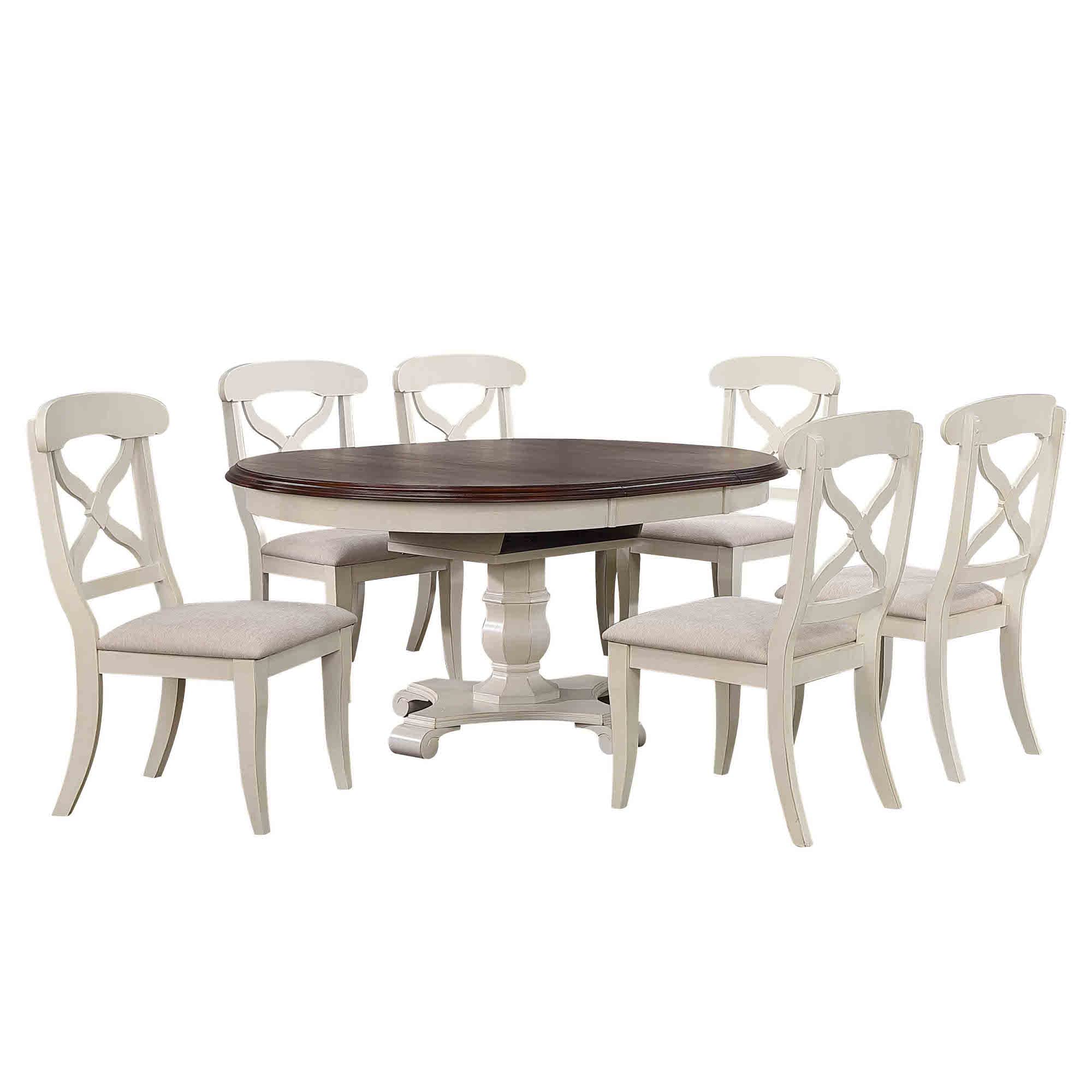 Sunset Trading Andrews 7-Piece Extendable Dining Table Set - 48