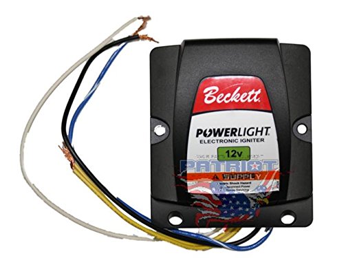 Beckett 5270005U Powerlight 12VDC Ignitor - Replacement for ADC & SDC Oil Burners (Compatible with 5218309U, 7435U) - Perfect for Home Heating Systems & Commercial Boiler Maintenance