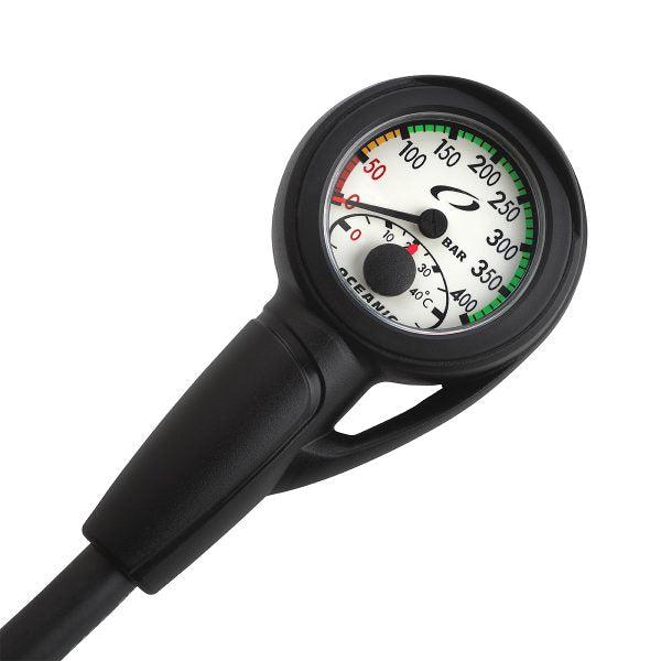 Oceanic Swiv Submersible Pressure Gauge with Boot - Metric - Professional Scuba Diving Equipment for Underwater Exploration and Safety Monitoring