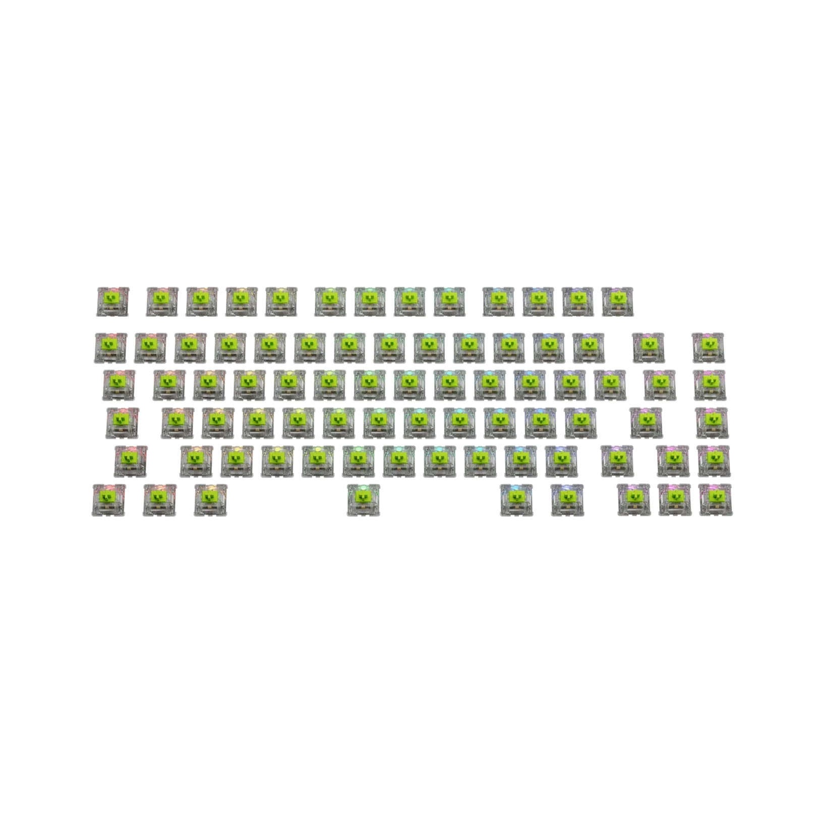 Glorious Raptor Mechanical Keyboard Switches - MX ANSI 75 Standard for Gaming & Typing - Perfect for PC, Mac & Custom Keyboard Builds