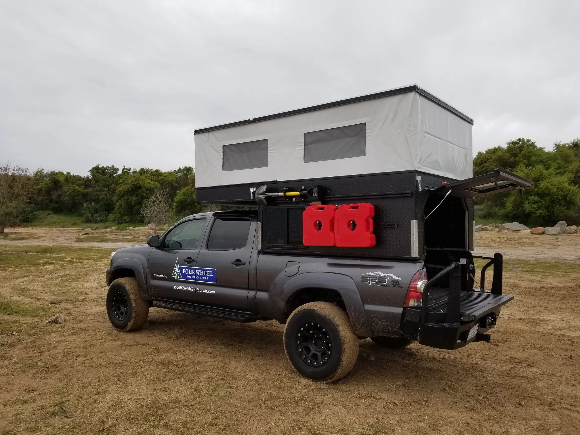 Mid Size Project M Four Wheel Camper - Lightweight Off-Road Truck Camper for Adventure Travel | Perfect for Camping, Road Trips & Outdoor Exploration