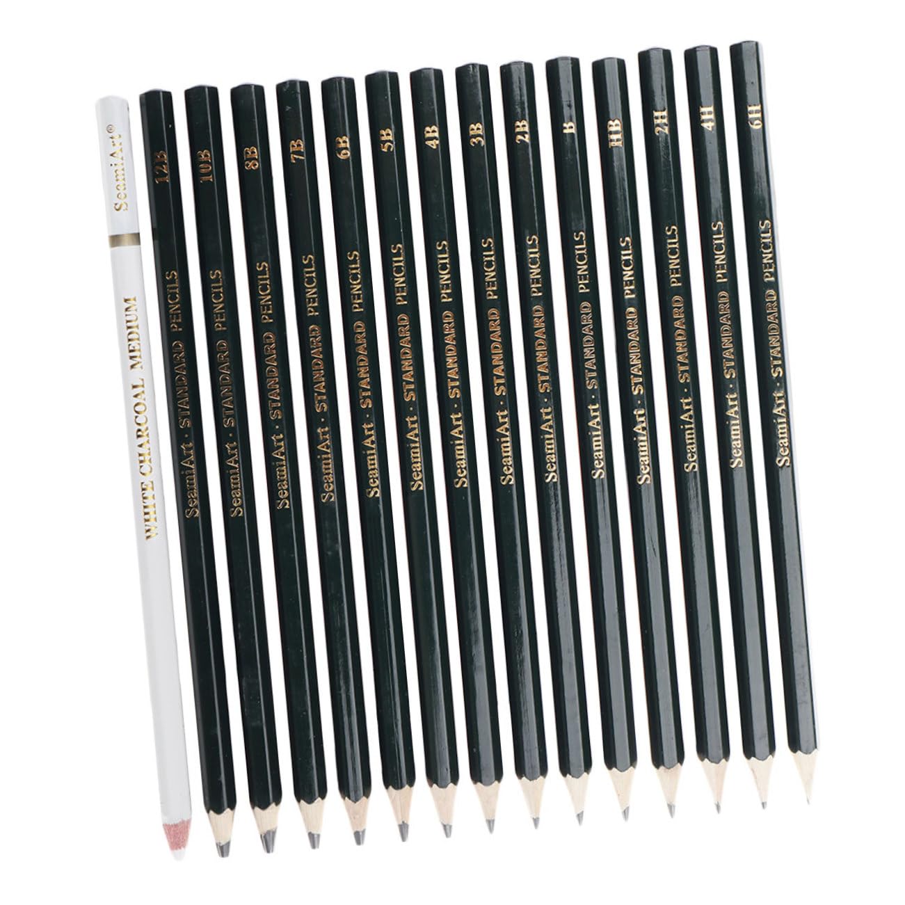 Anneome 15-Piece Sketch Pencil Set - Professional Graphite Drawing Pencils for Artists & Kids - Wooden Art Pencils for Sketching, Shading & DIY Projects - Perfect for Classroom, Home & Studio Use