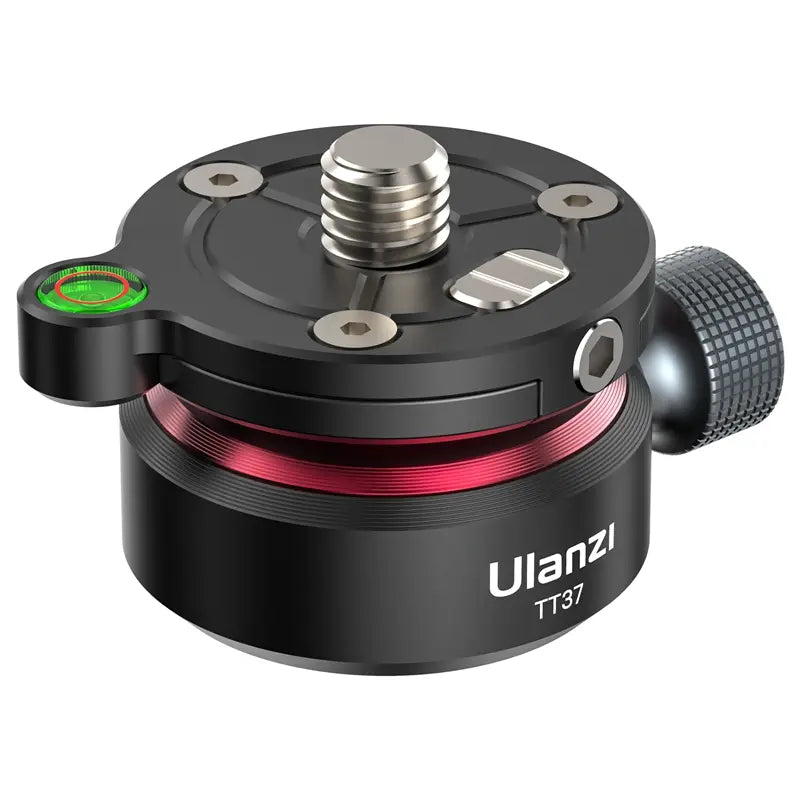 Ulanzi TT37 Mini Leveling Base for Tripod Head T065GBB1 - Compact Tripod Leveling Base for DSLR Camera, Video Shooting & Photography - Perfect for Travel, Vlogging & Outdoor Adventures